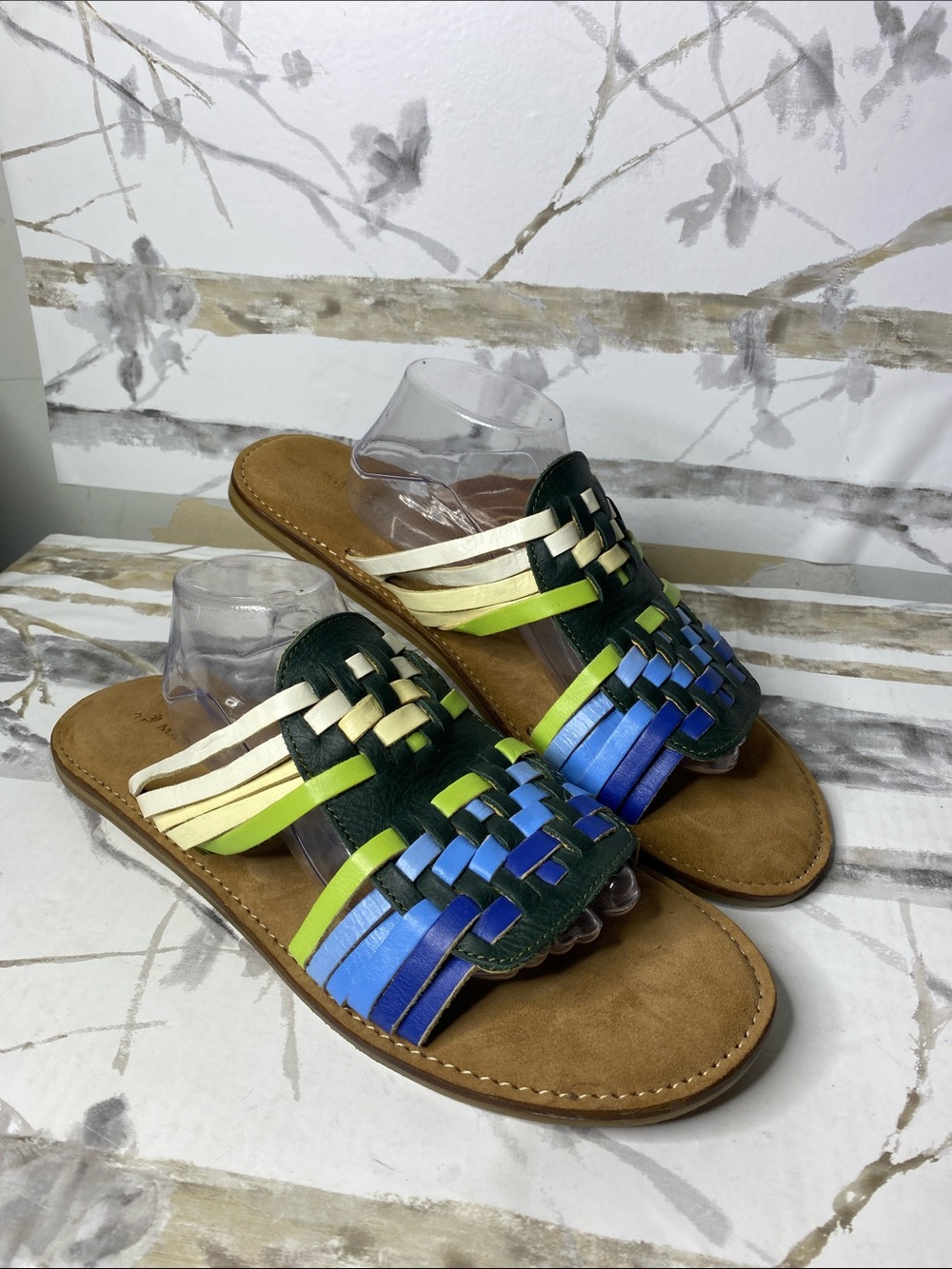 Manitobah Musquon Slide Sandals designed by Gabriel Frey